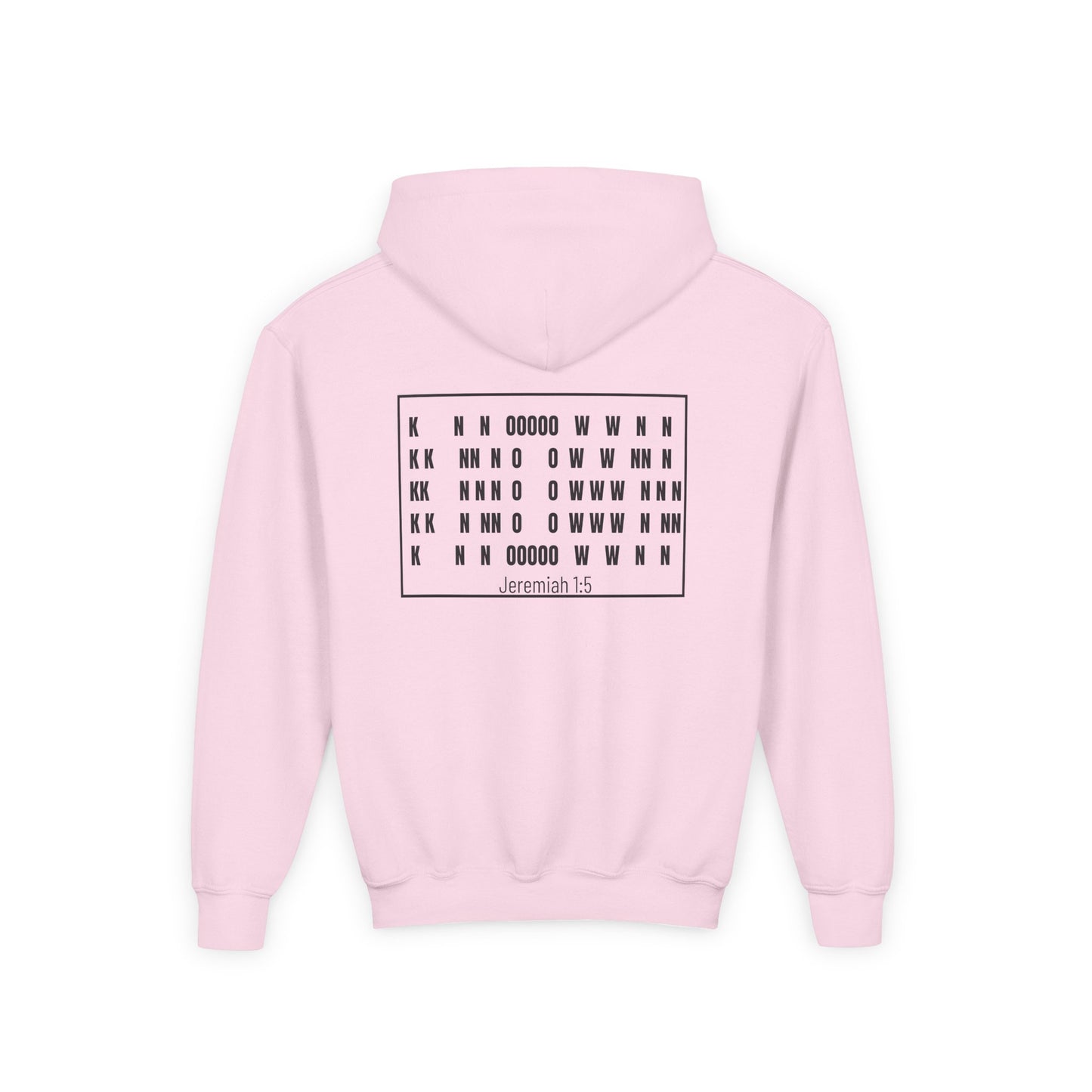 Known Man Hooded Sweatshirt | Jeremiah 1:5 6 to 14