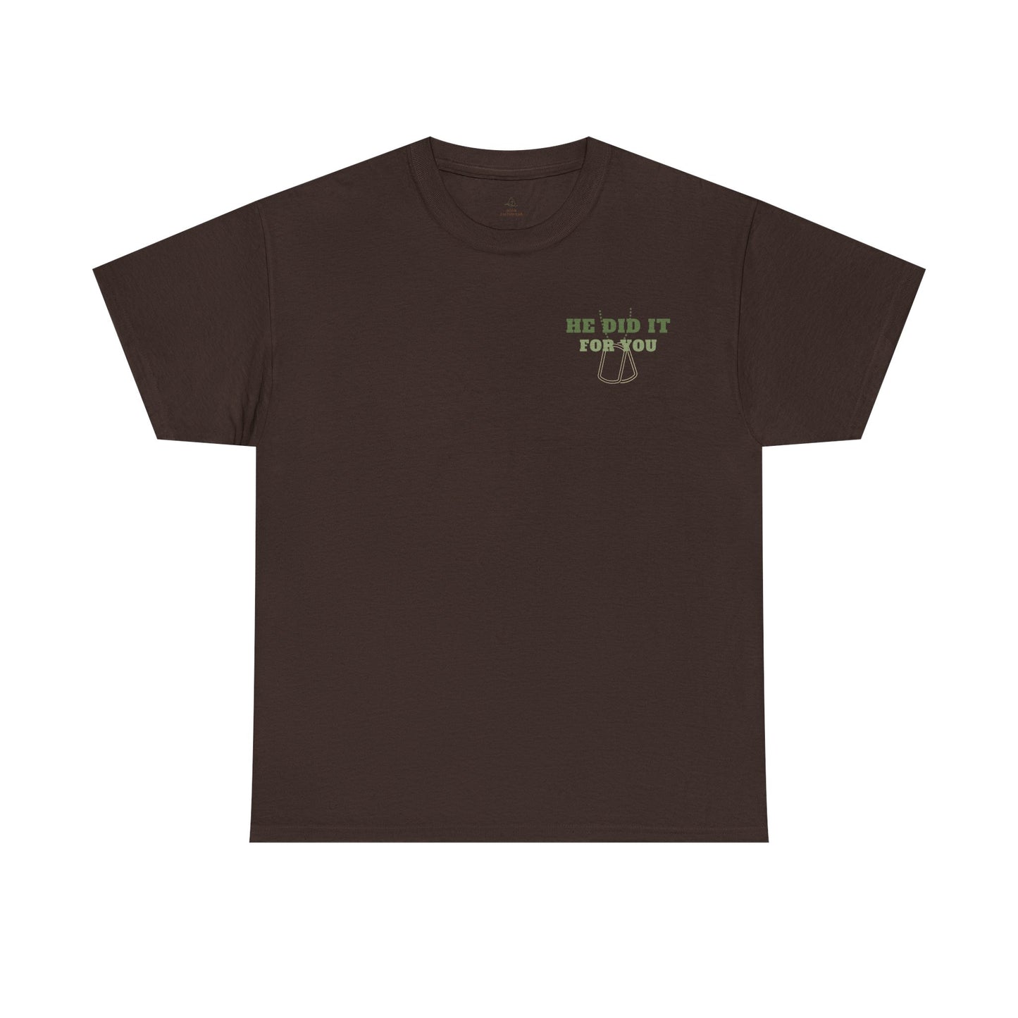 Christian Tee Camo Cross Emblem