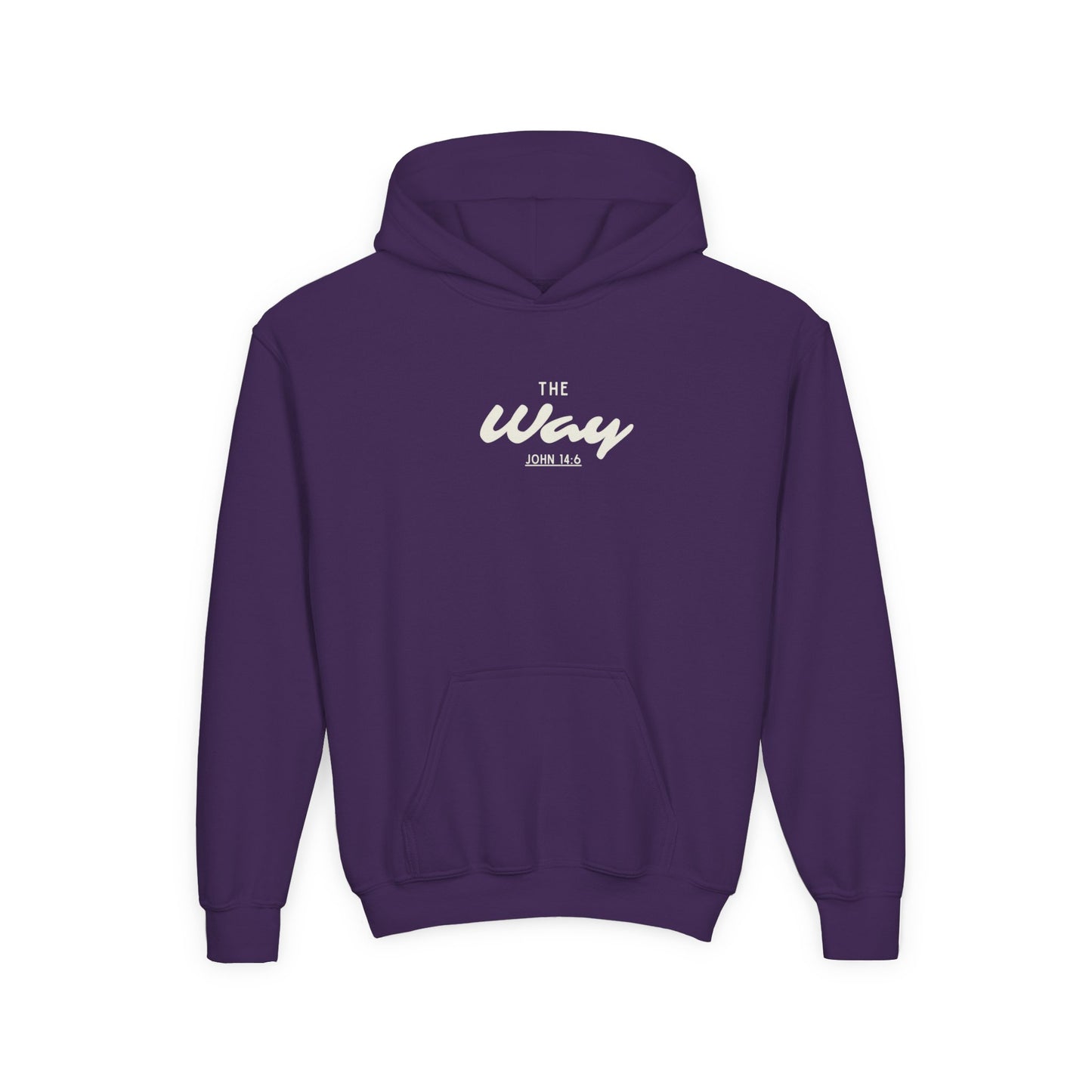 Seek Him First Man Christian Hoodie | John 14:6 Bible Verse Sweatshirt