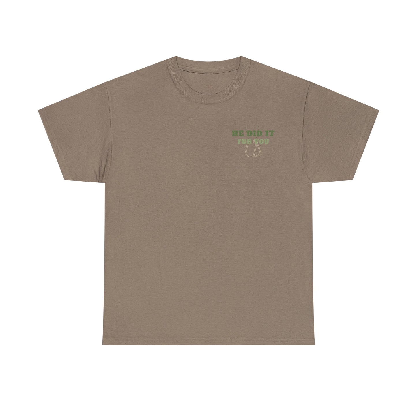 Christian Tee Camo Cross Emblem