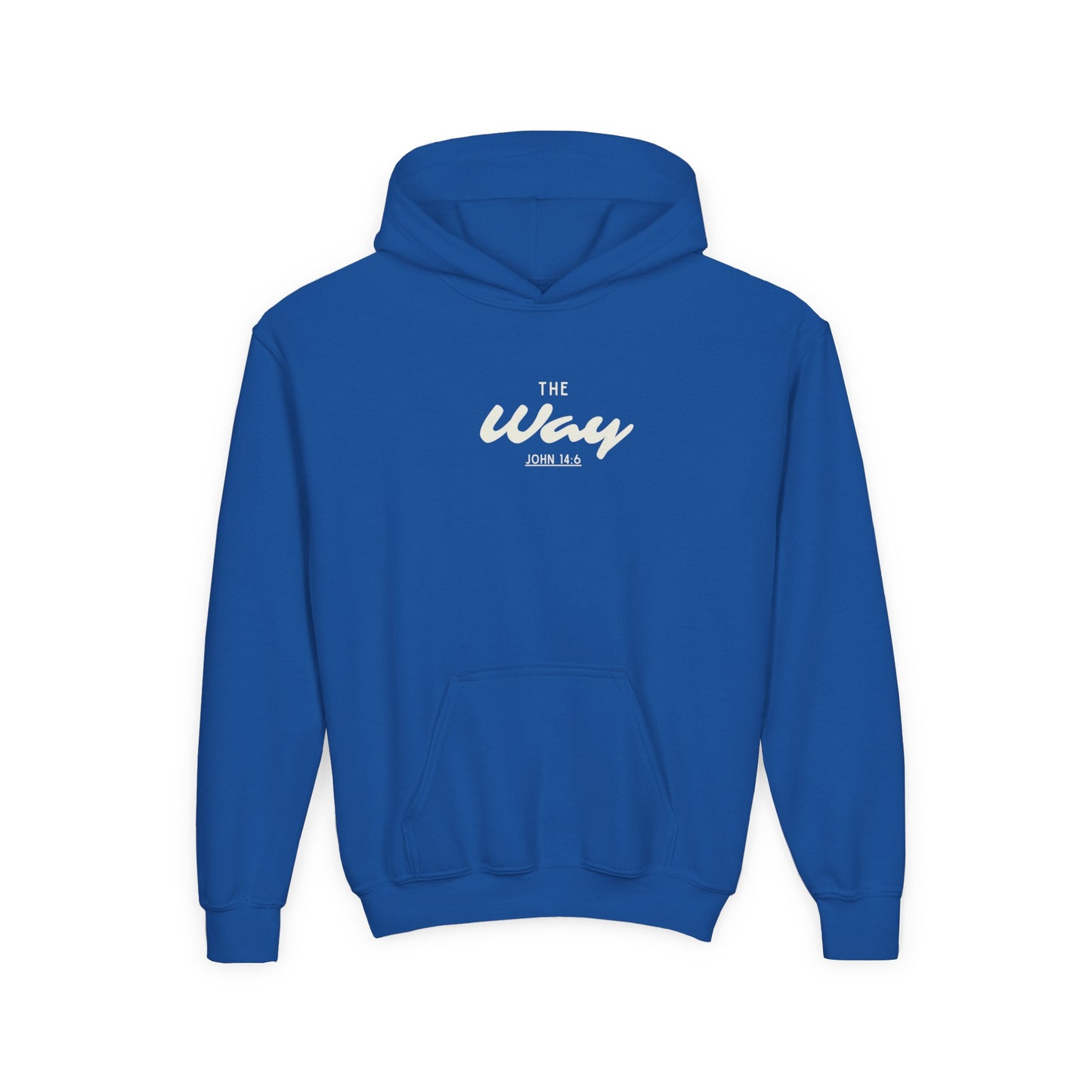 Seek Him First Man Christian Hoodie | John 14:6 Bible Verse Sweatshirt