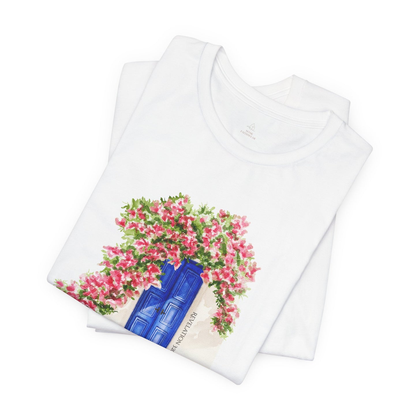 Jesus is knocking At the door christian woman Tee