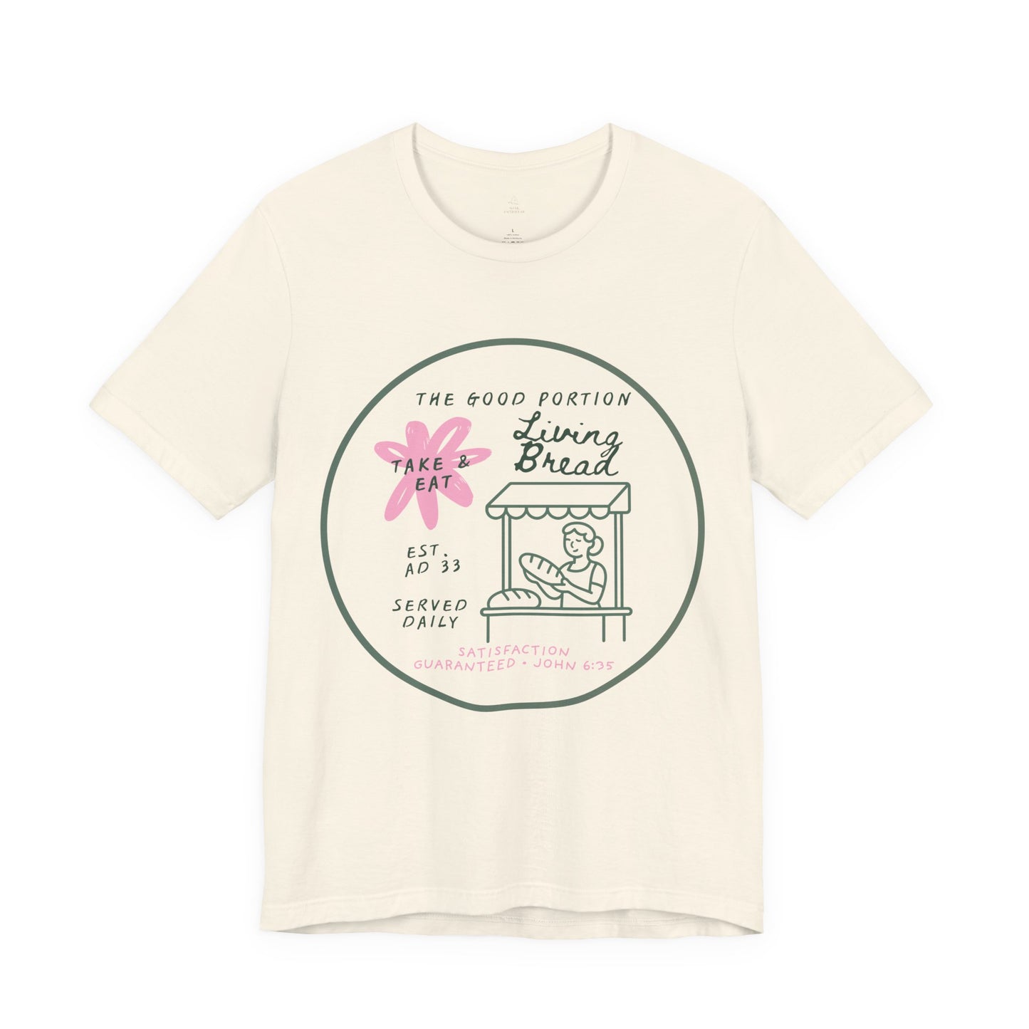 Christian Tee Living Bread adult