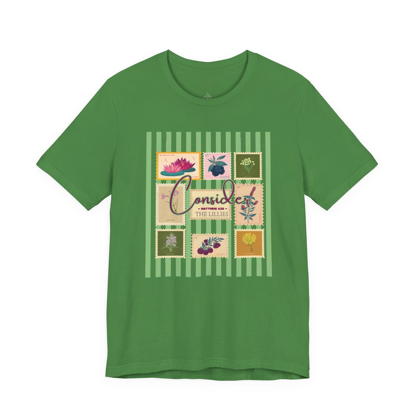 Consider the Lilies Woman Tee Floral Patchwork Graphic Shirt