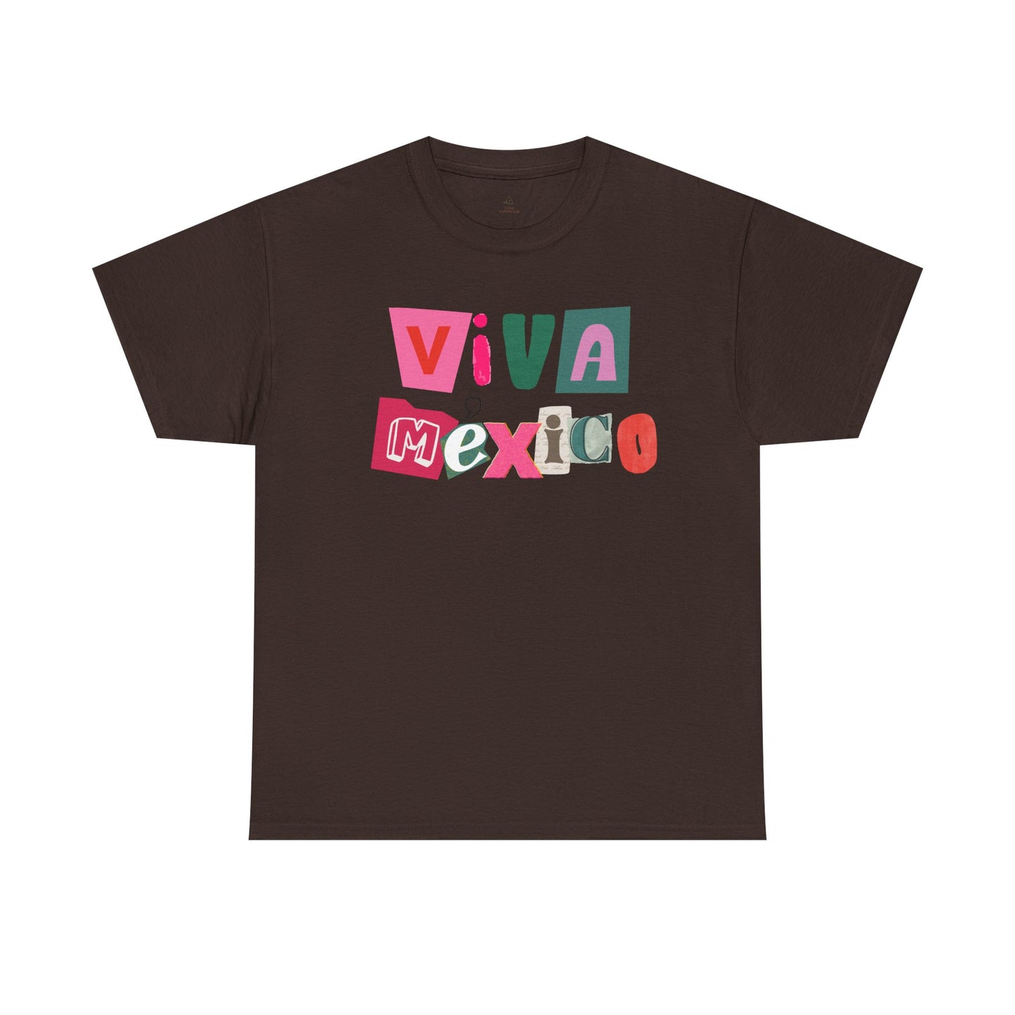 Viva Mexico block letters Tee | Mexican pride graphic T-Shirt