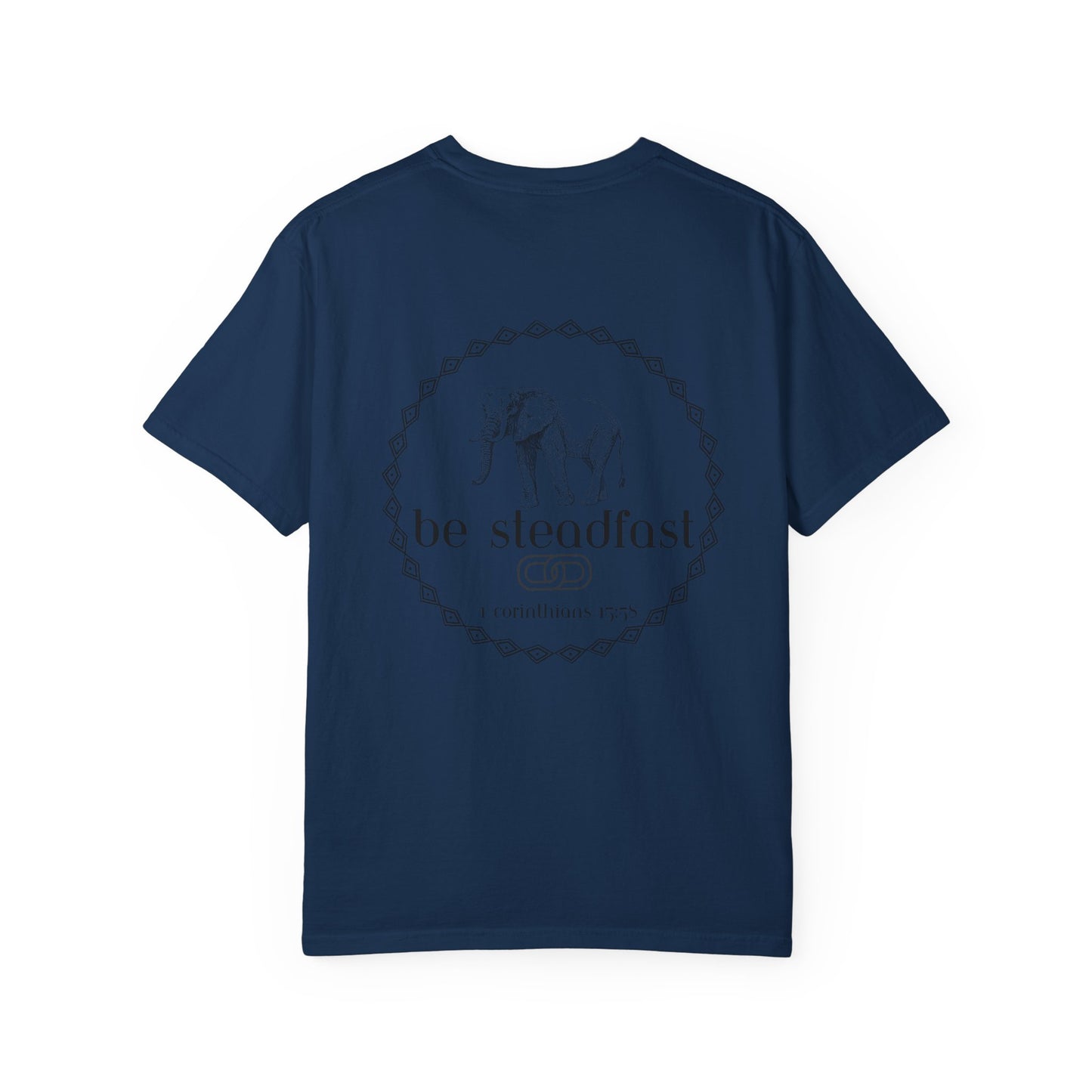 Be Steadfast Illustration Man T-shirt | Minimal Line Art