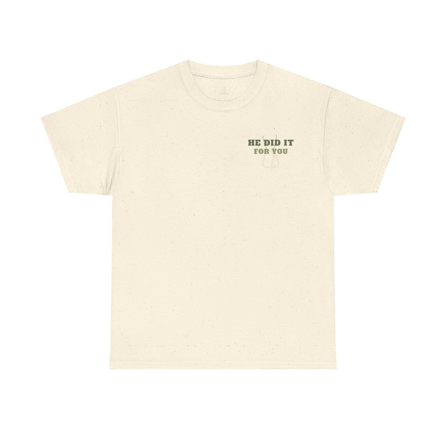 Christian Tee Camo Cross Emblem