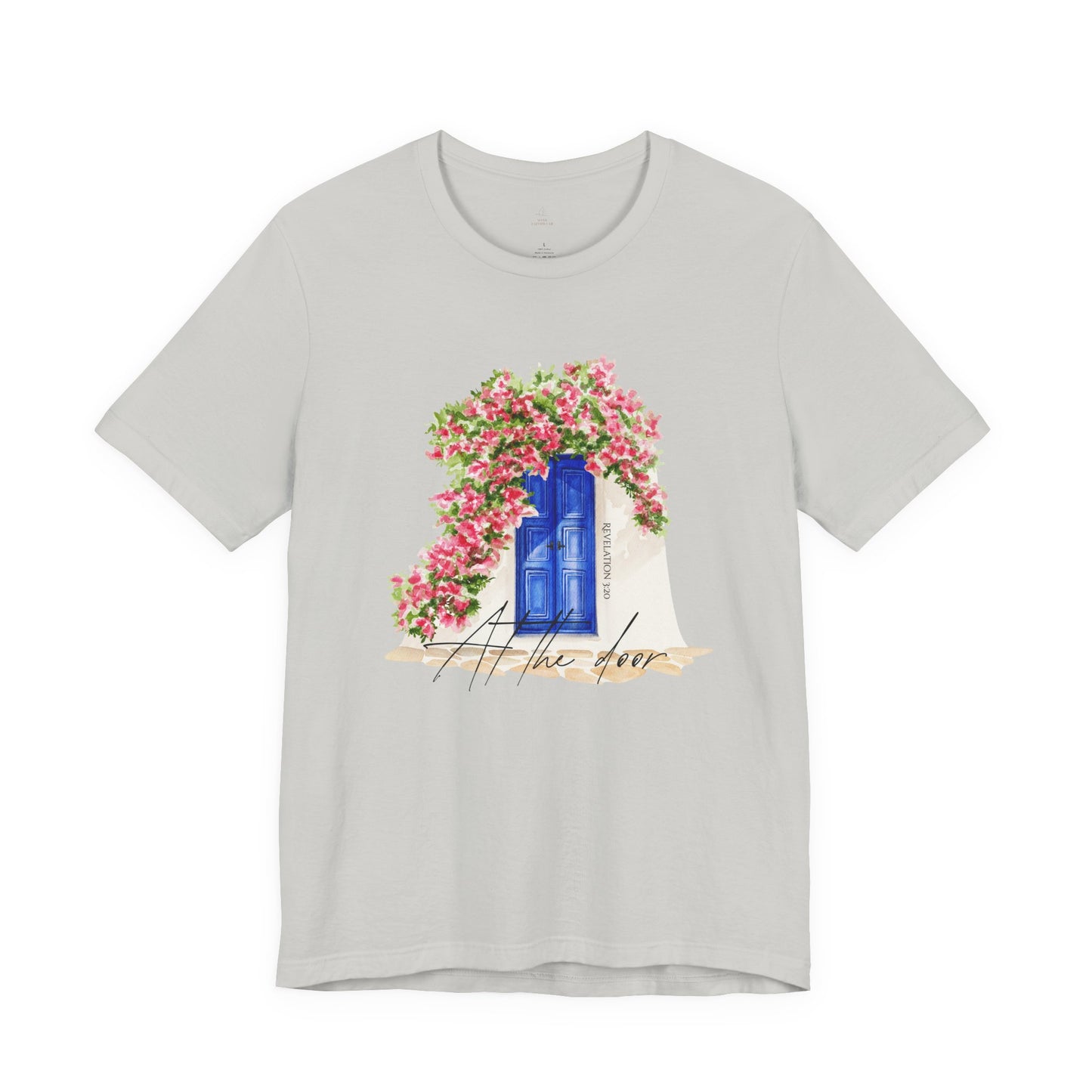 Jesus is knocking At the door christian woman Tee