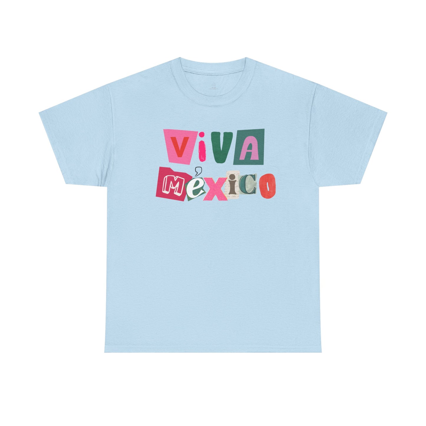 Viva Mexico block letters Tee | Mexican pride graphic T-Shirt