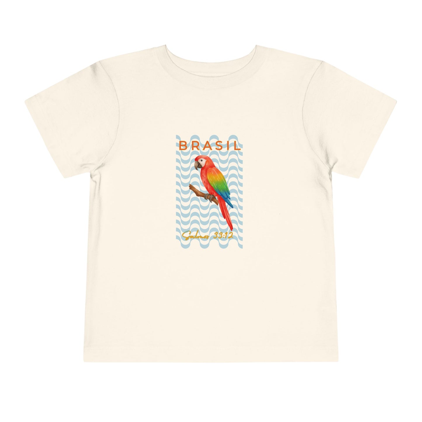 Brazil Parrot Toddler Tee | Tropical Bird Kids Shirt
