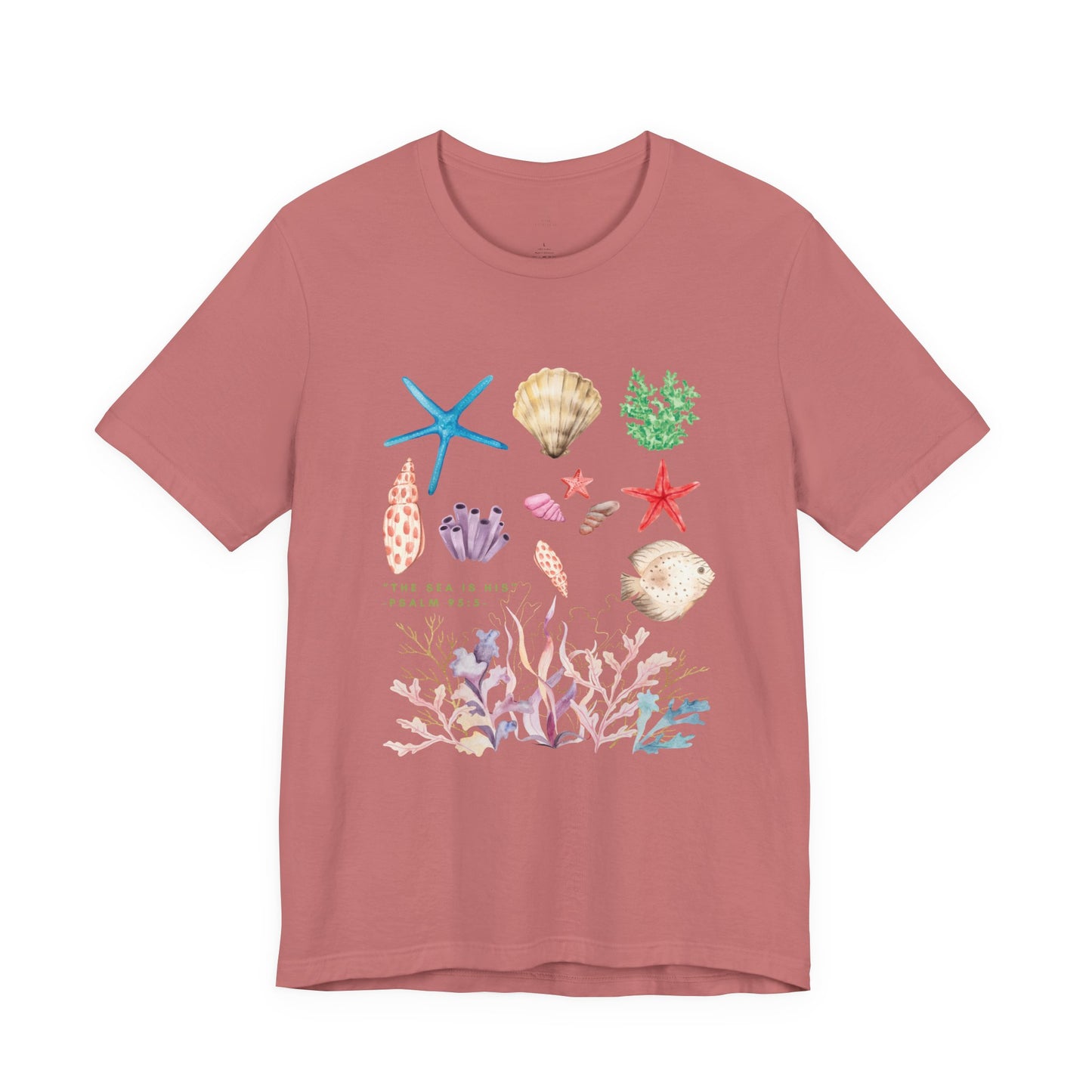 Christian Ocean Shirt Psalm 95:5