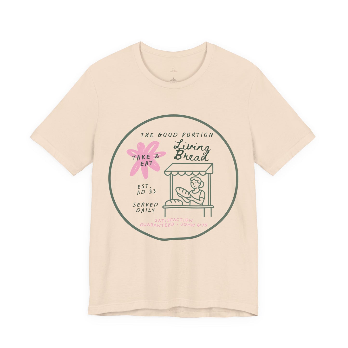 Christian Tee Living Bread adult