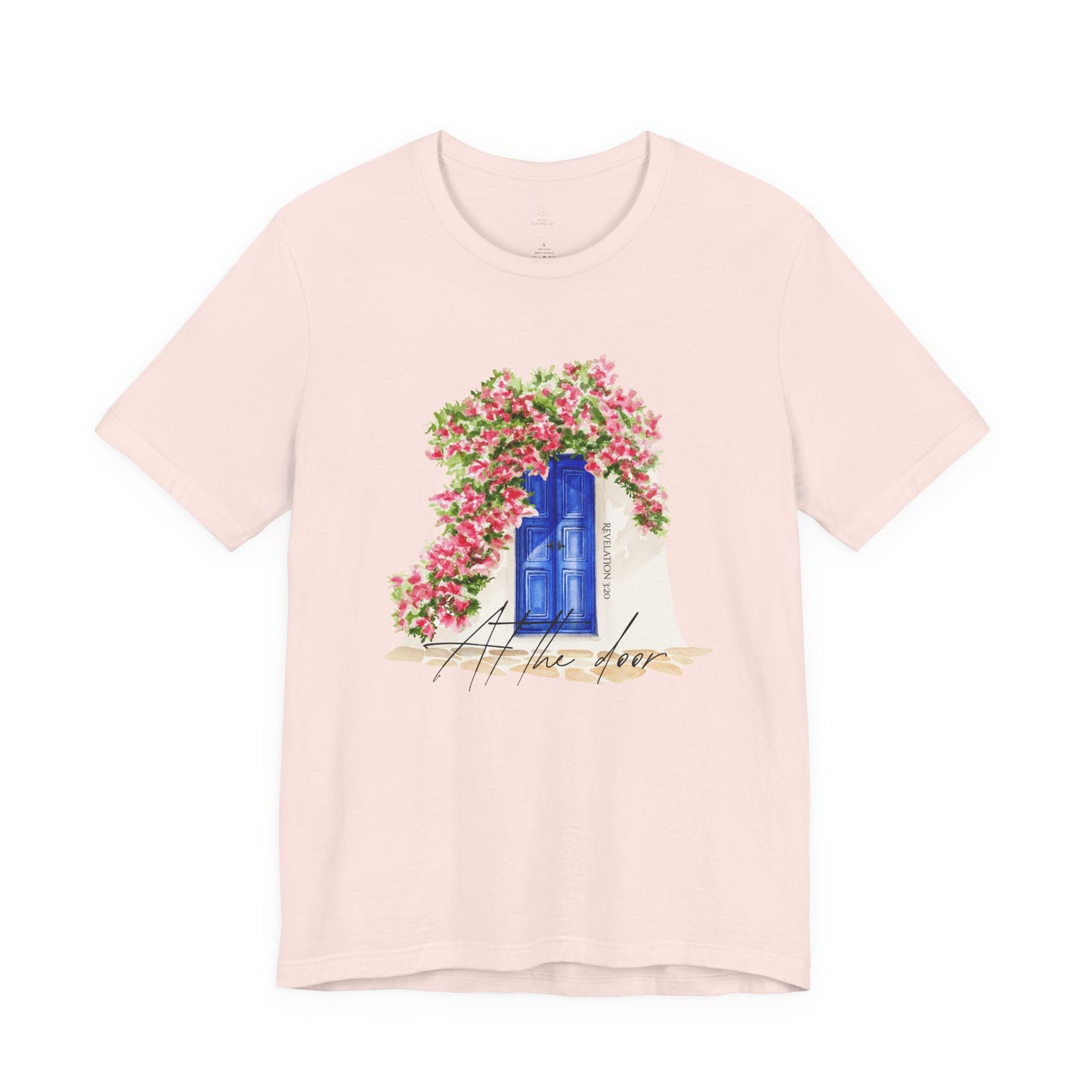 Jesus is knocking At the door christian woman Tee