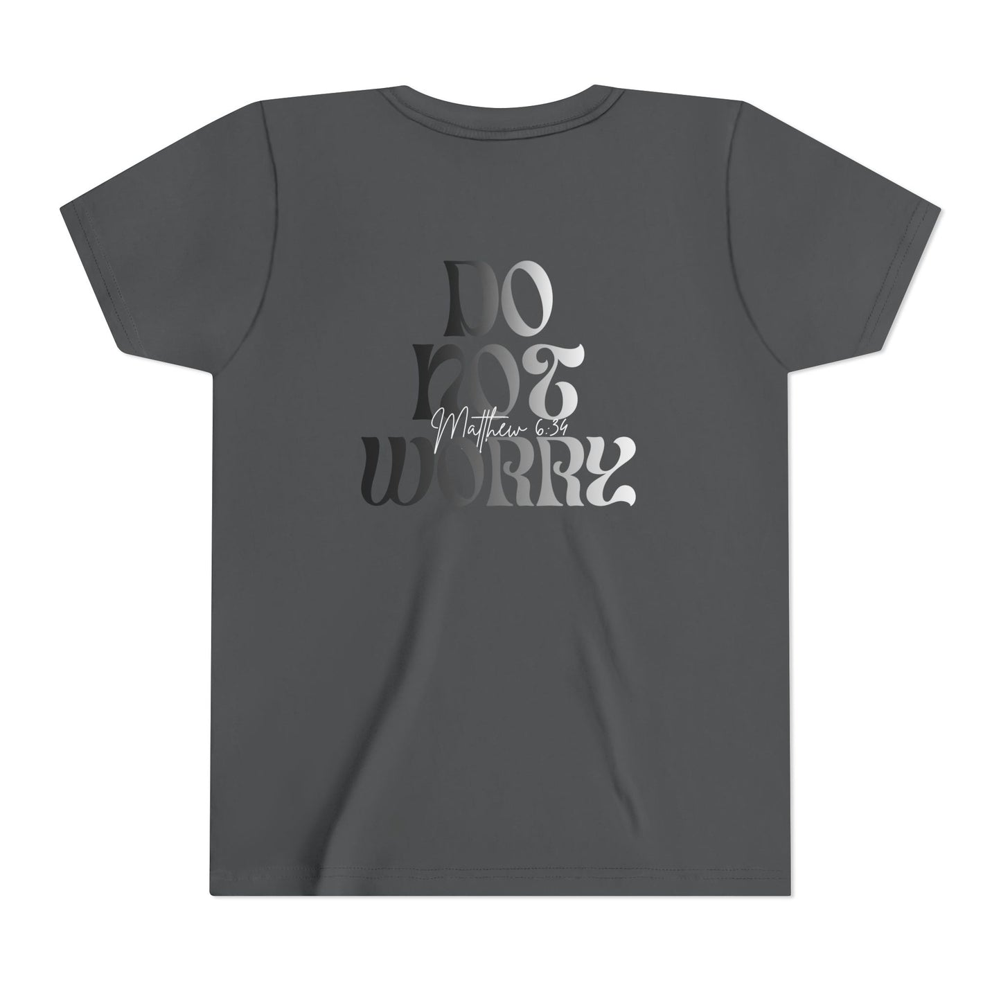 Do Not Worry MAN Tee | Inspirational Typography Kids Shirt