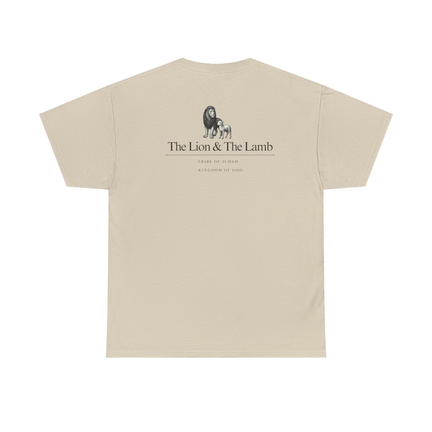 Lion and Lamb graphic man tee
