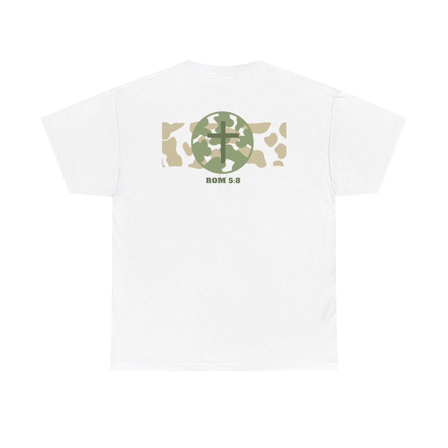 Christian Tee Camo Cross Emblem