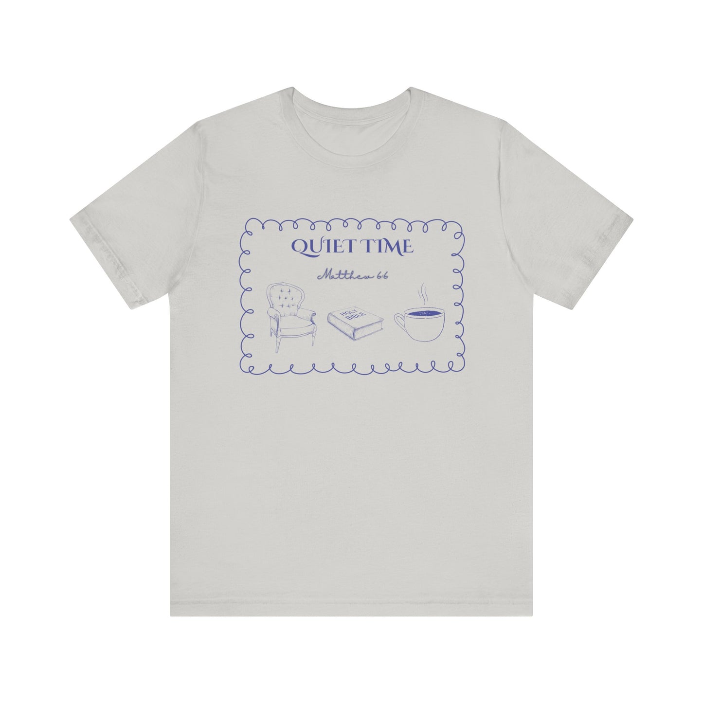 Quiet Time WomanTee - bible, book, coffe