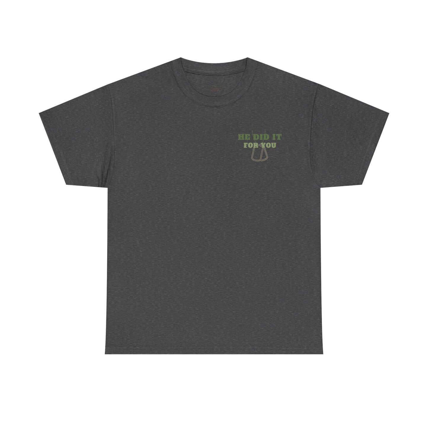 Christian Tee Camo Cross Emblem