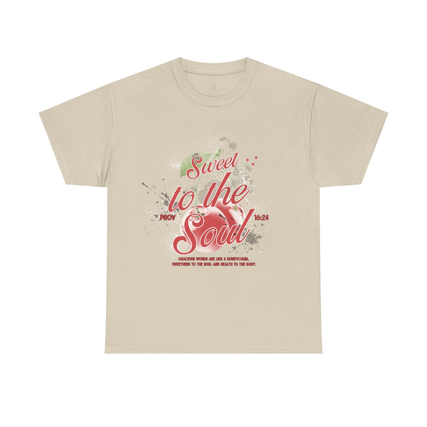 Sweet to the Soul Shirt  Proverbs 16:24  Christian Tee