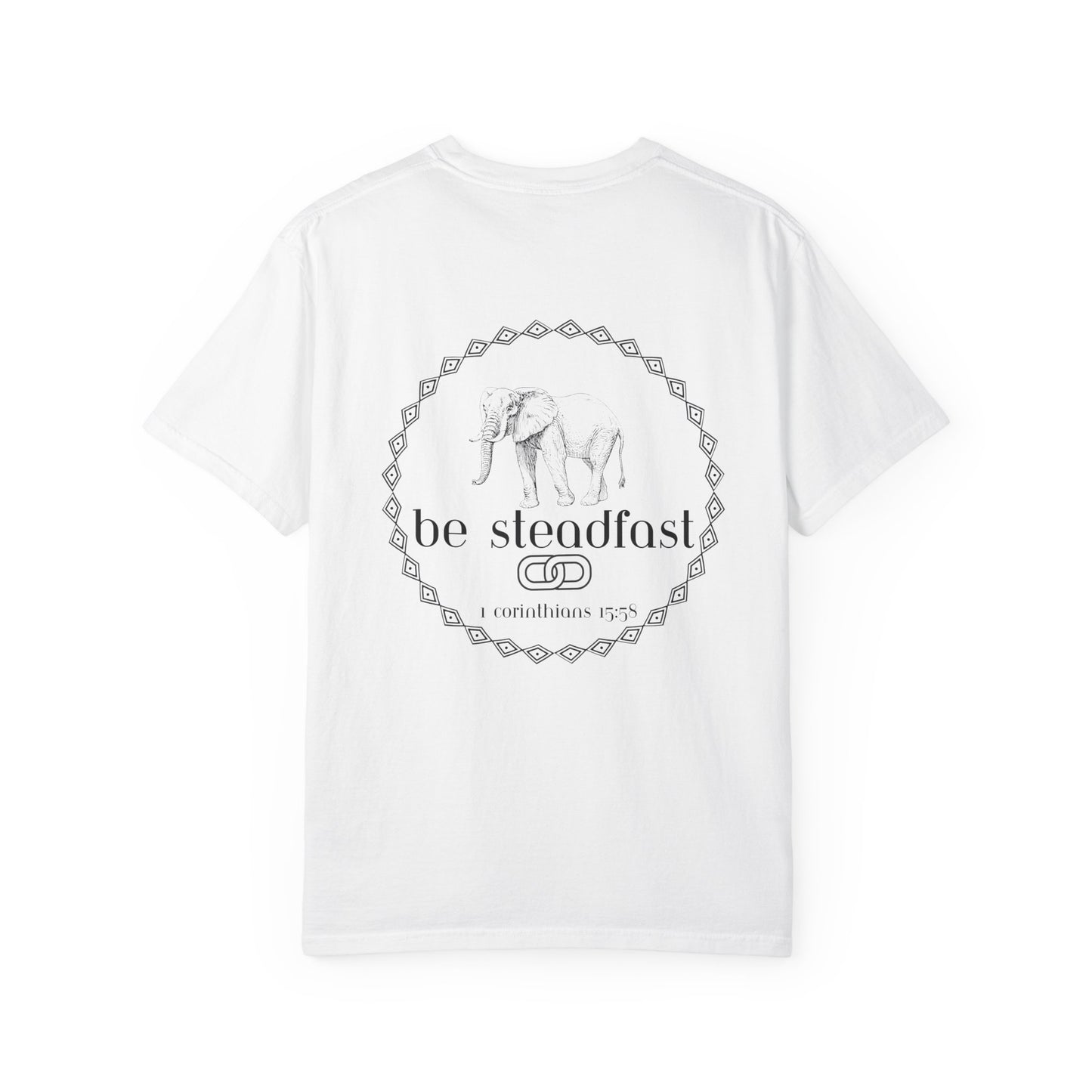 Be Steadfast Illustration Man T-shirt | Minimal Line Art