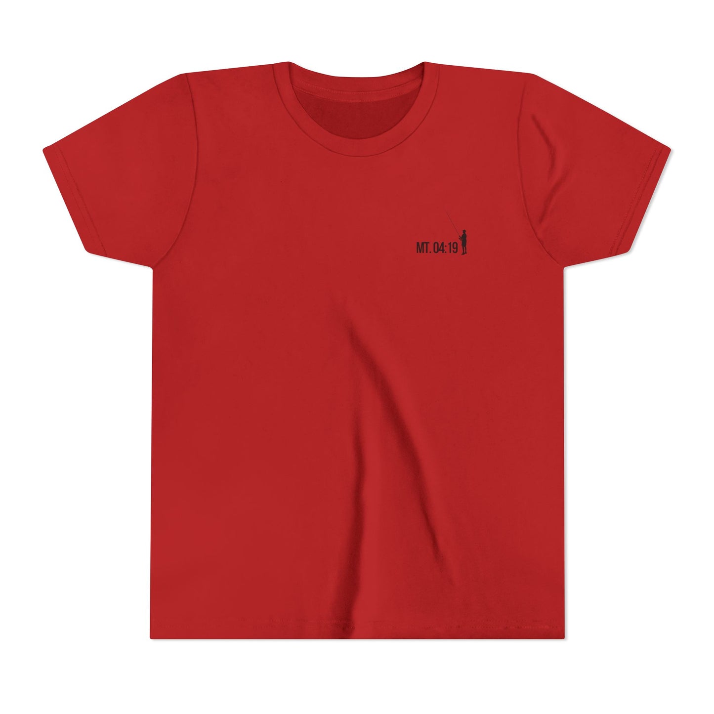 Fisher of man Math 4:19 shirt- mans