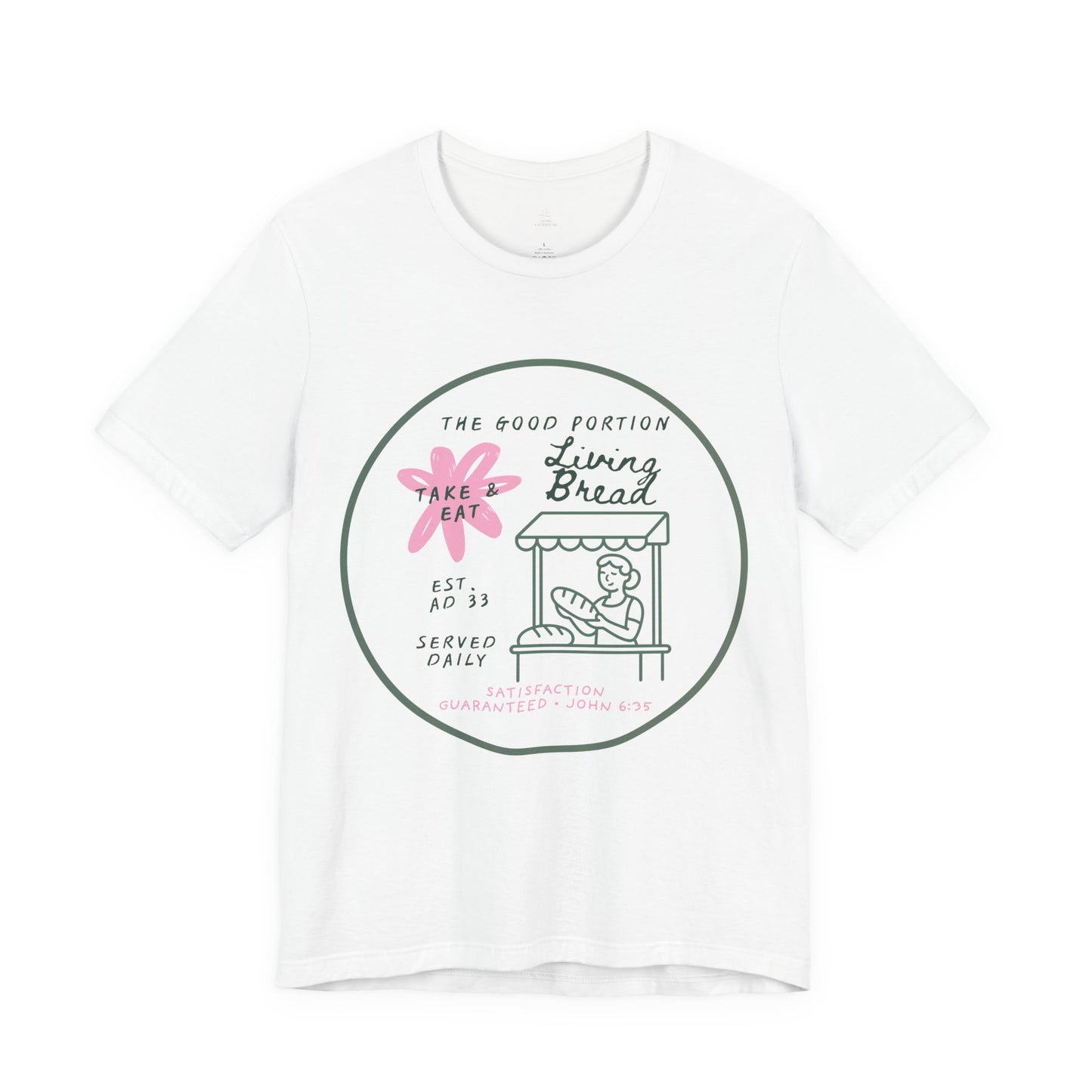 Christian Tee Living Bread adult