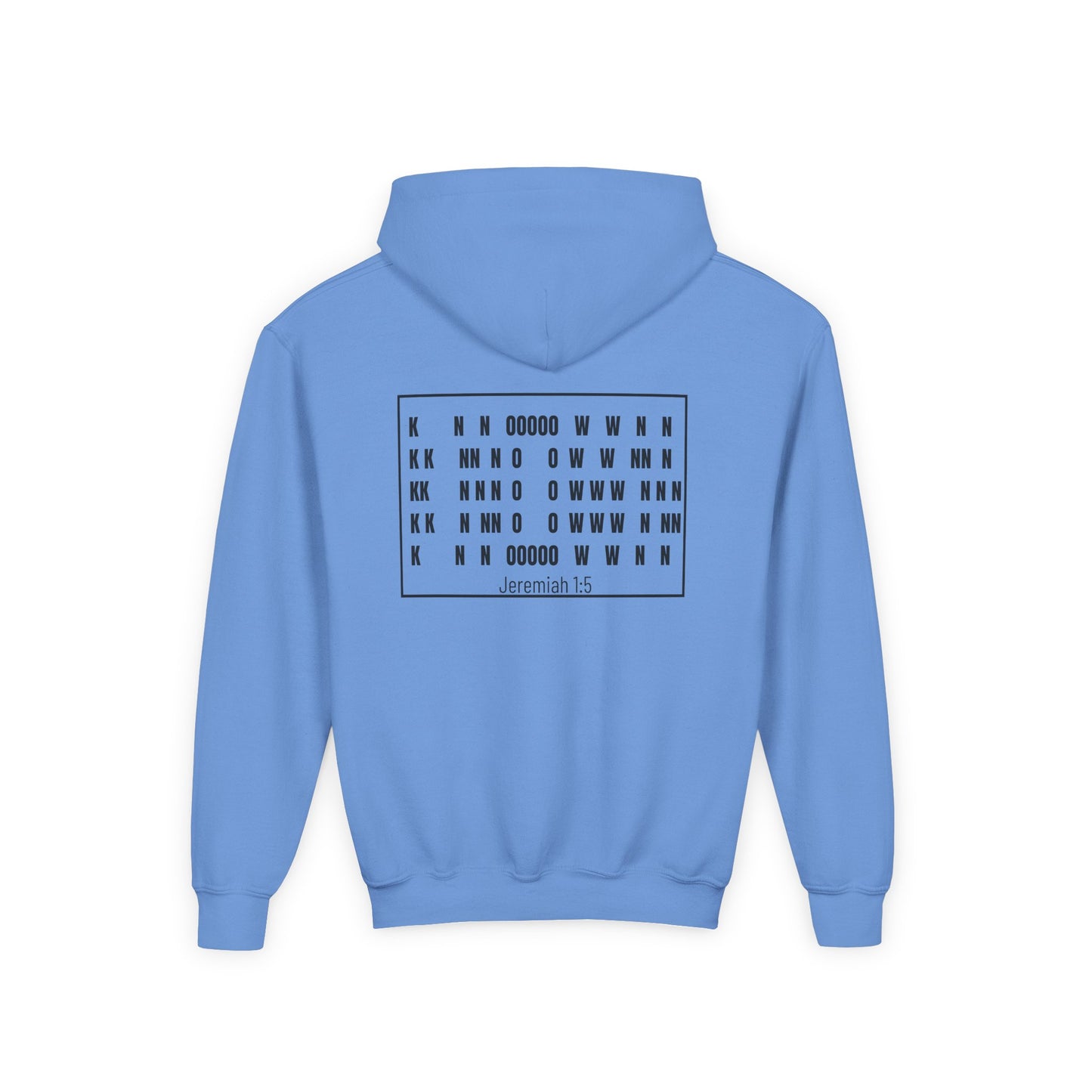 Known Man Hooded Sweatshirt | Jeremiah 1:5 6 to 14