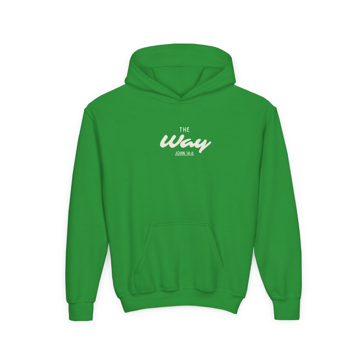 Seek Him First Man Christian Hoodie | John 14:6 Bible Verse Sweatshirt