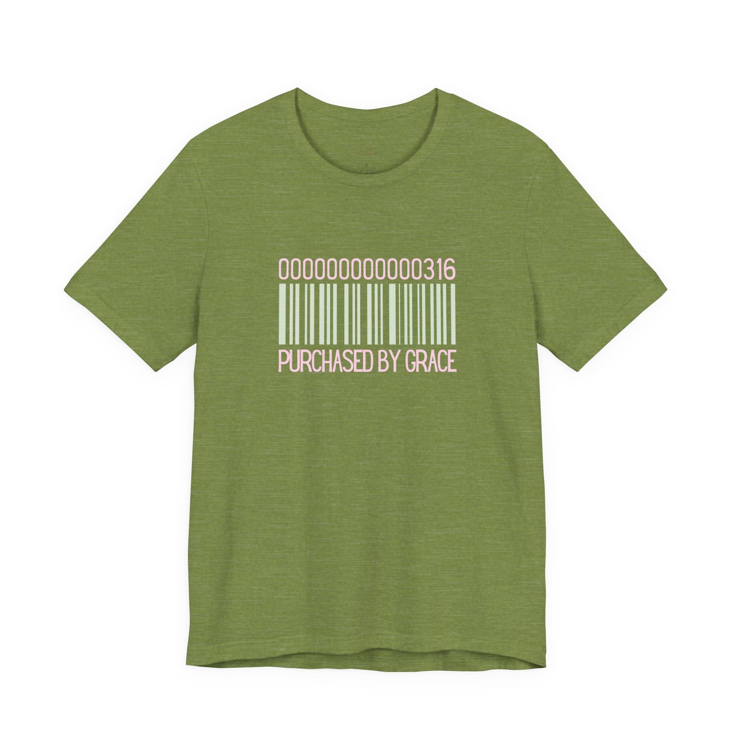 Barcode 'Purchased by Grace' Design Woman Tee