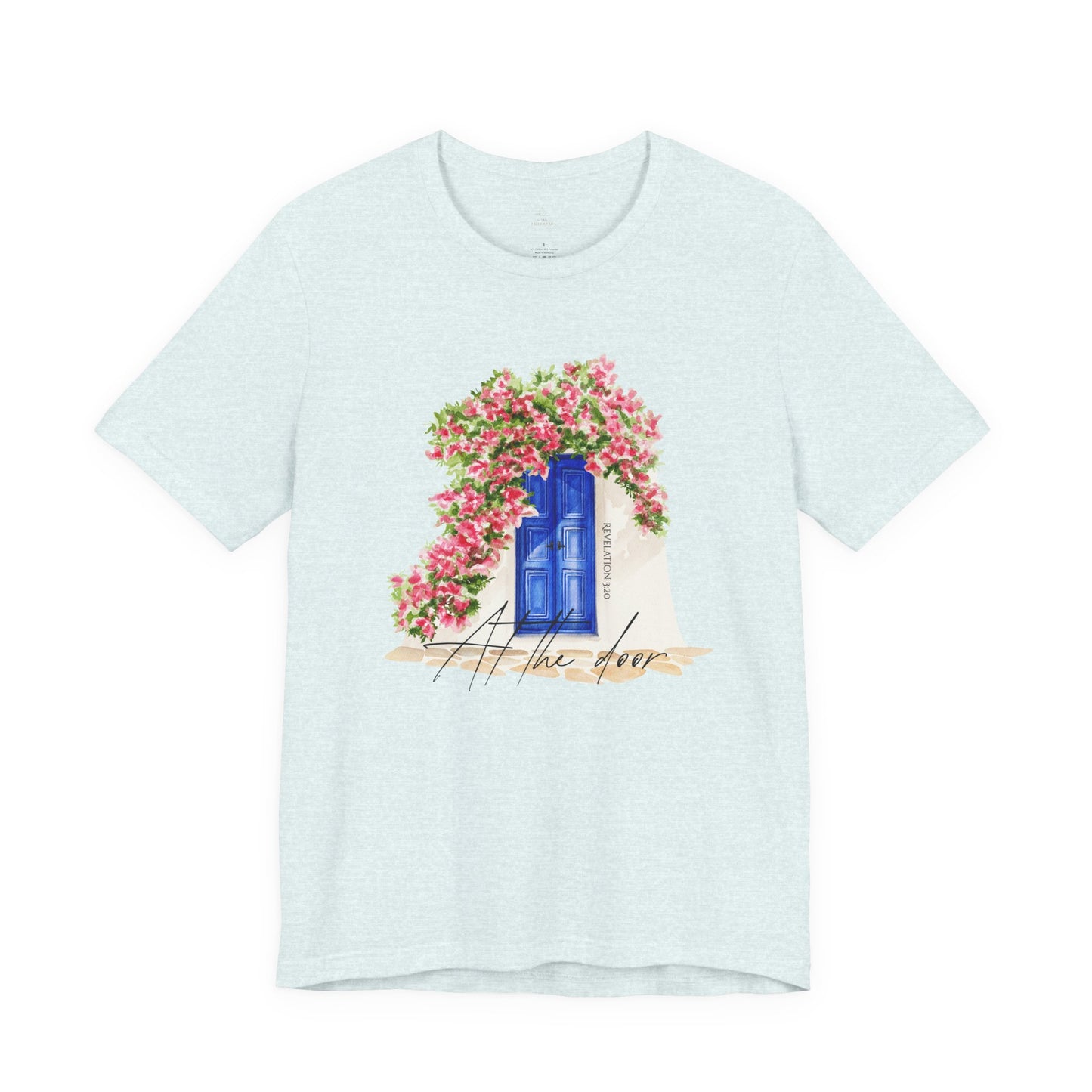 Jesus is knocking At the door christian woman Tee