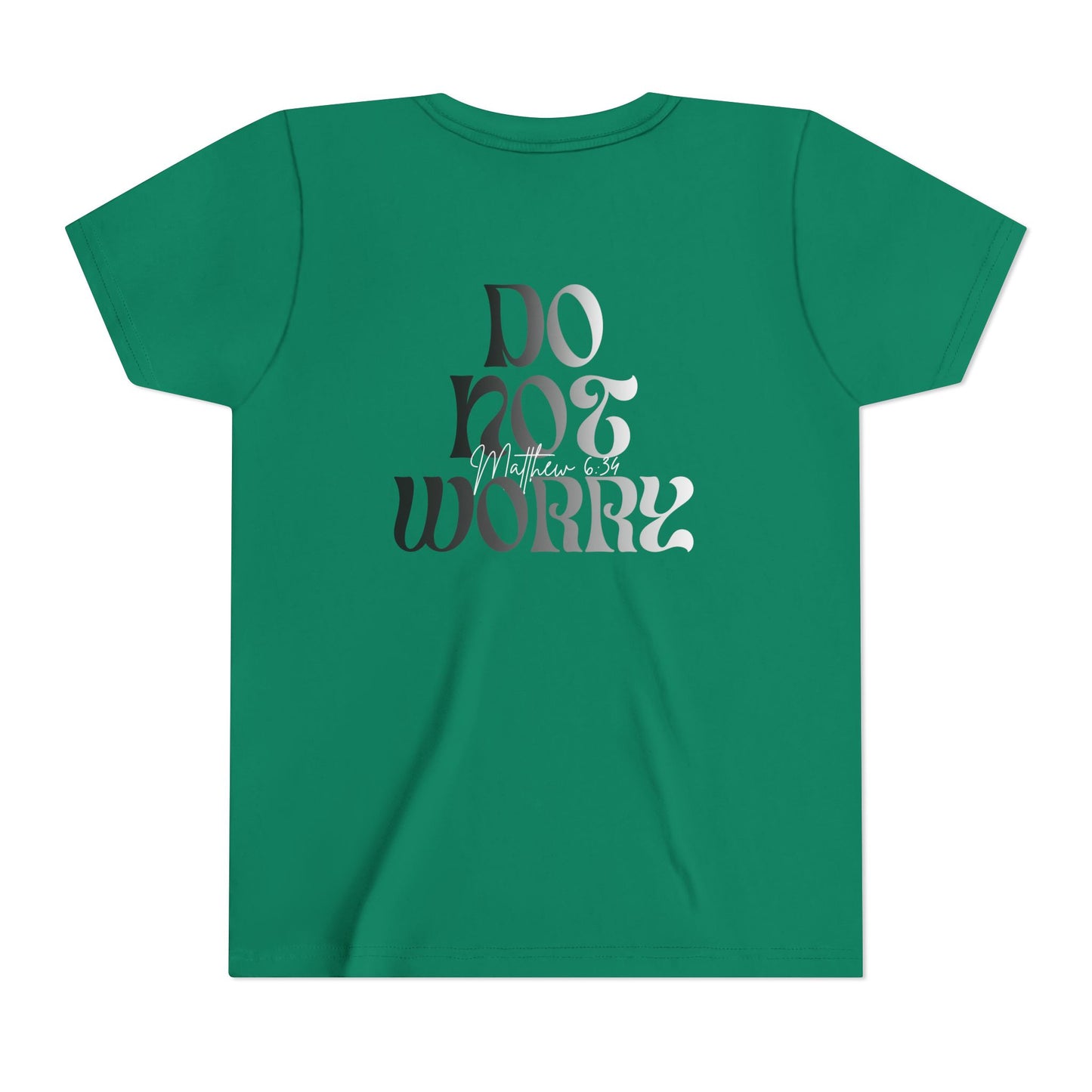 Do Not Worry MAN Tee | Inspirational Typography Kids Shirt