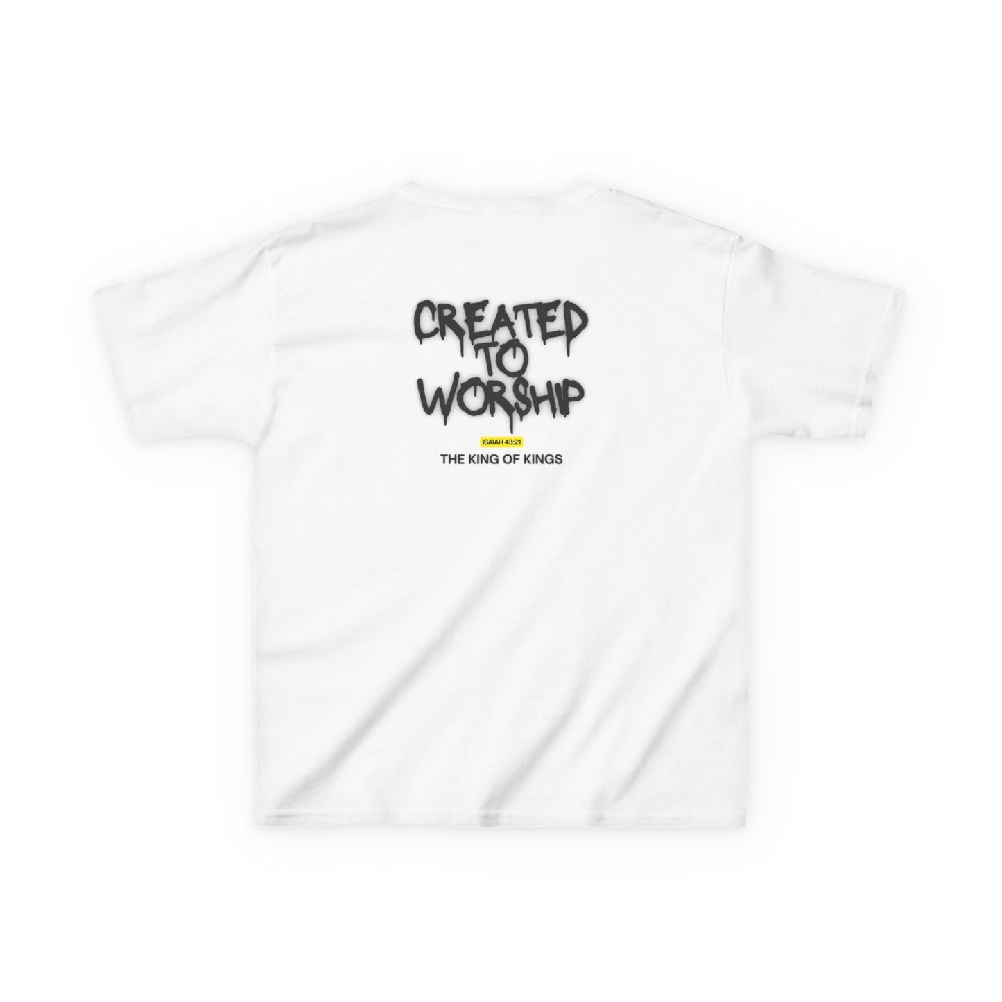 Created to Worship Man Tee faith