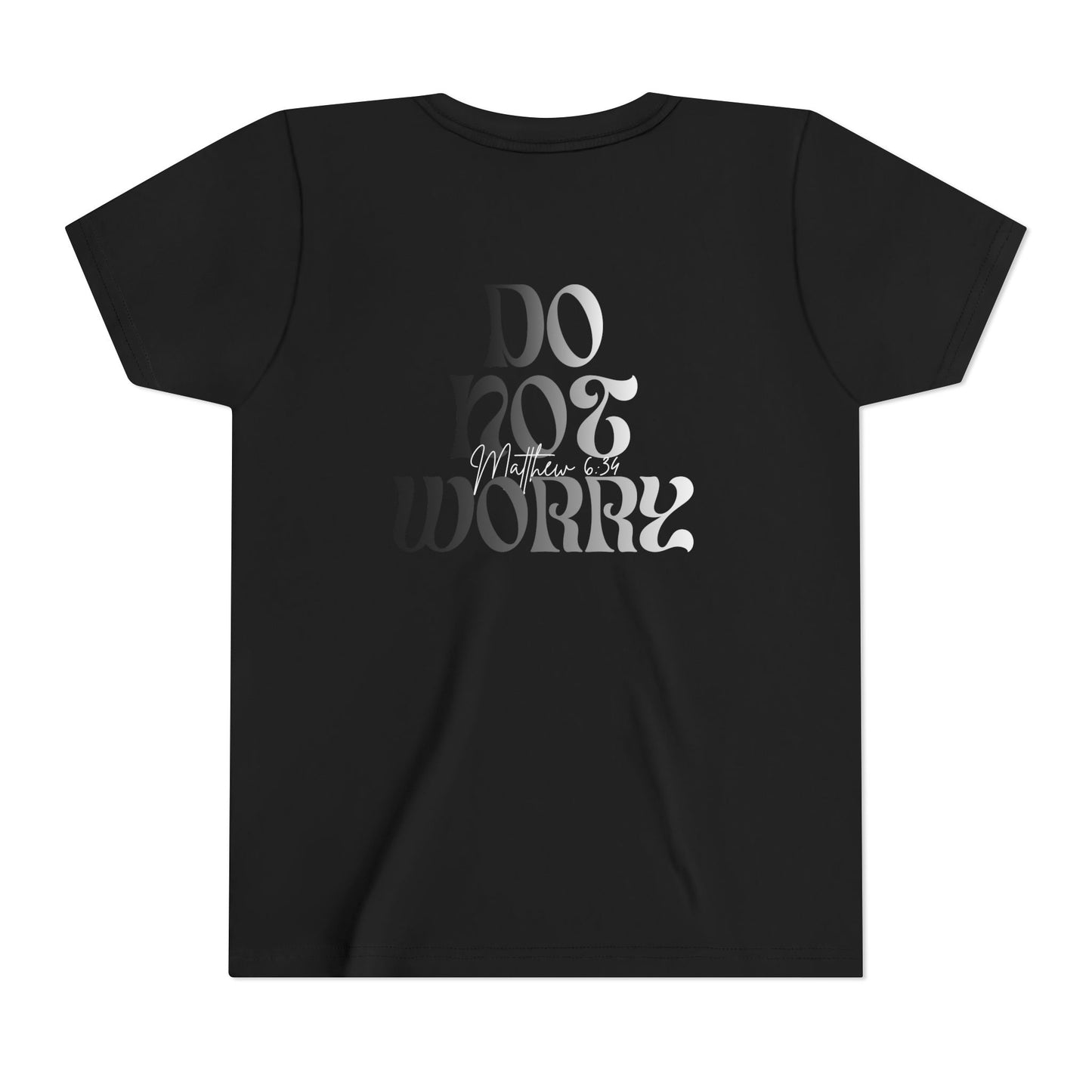 Do Not Worry MAN Tee | Inspirational Typography Kids Shirt