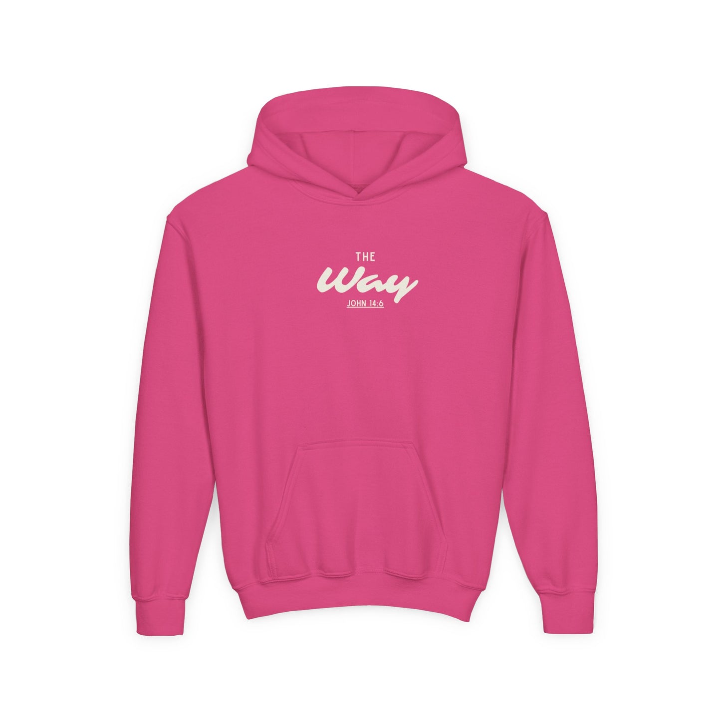 Seek Him First Man Christian Hoodie | John 14:6 Bible Verse Sweatshirt