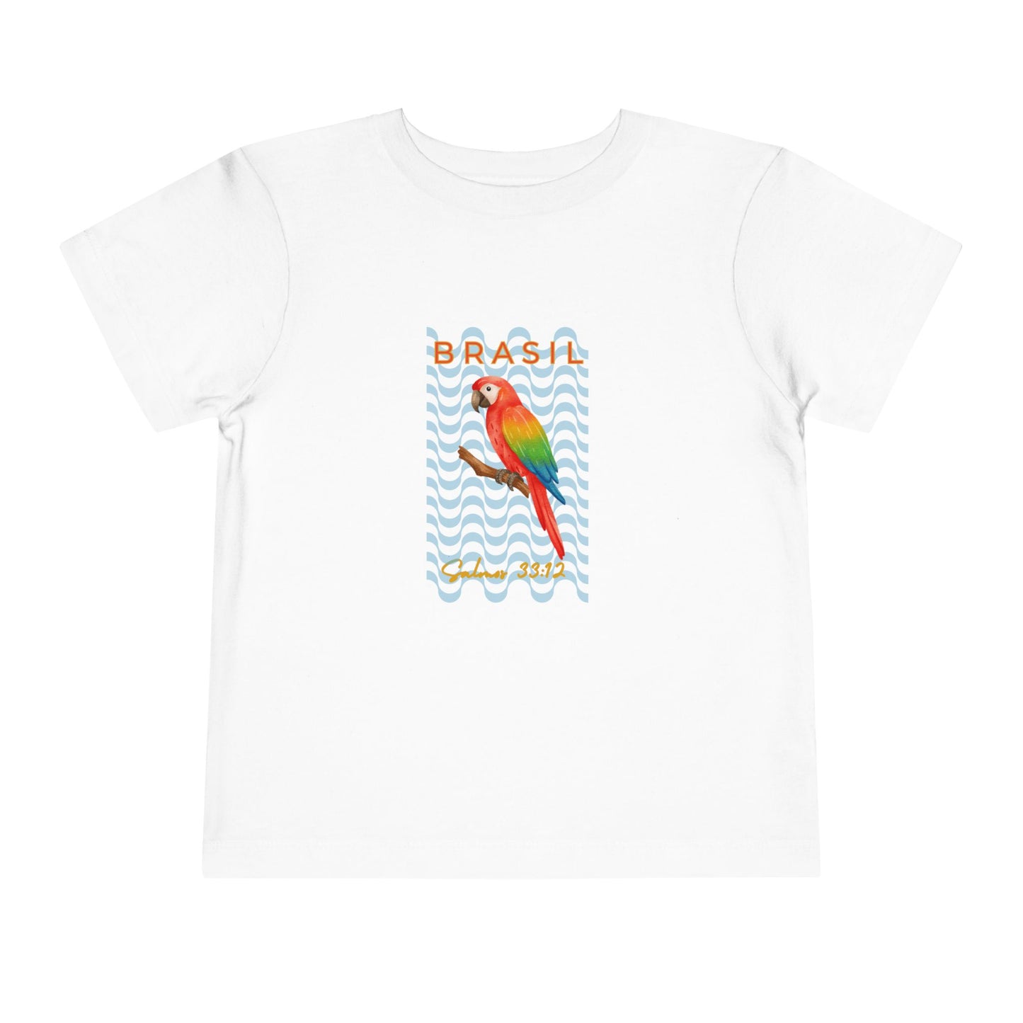 Brazil Parrot Toddler Tee | Tropical Bird Kids Shirt