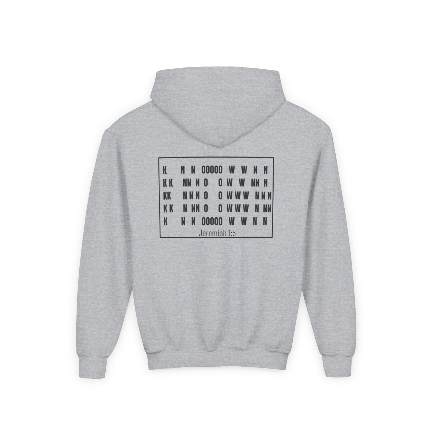 Known Man Hooded Sweatshirt | Jeremiah 1:5 6 to 14