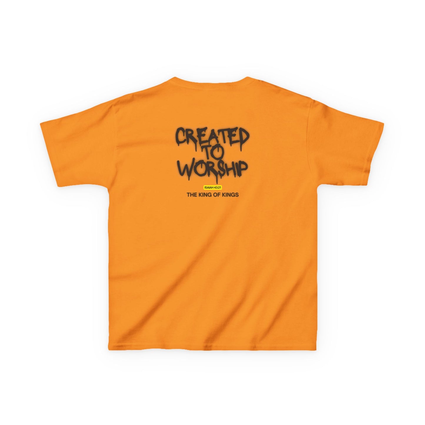 Created to Worship Man Tee faith
