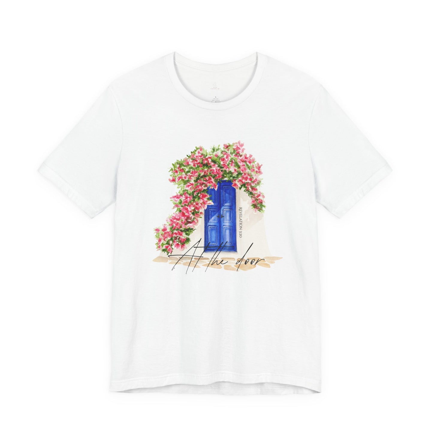 Jesus is knocking At the door christian woman Tee