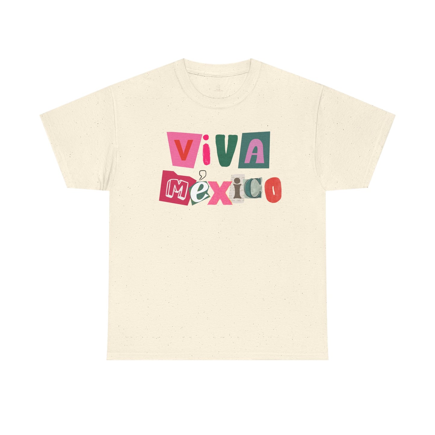 Viva Mexico block letters Tee | Mexican pride graphic T-Shirt