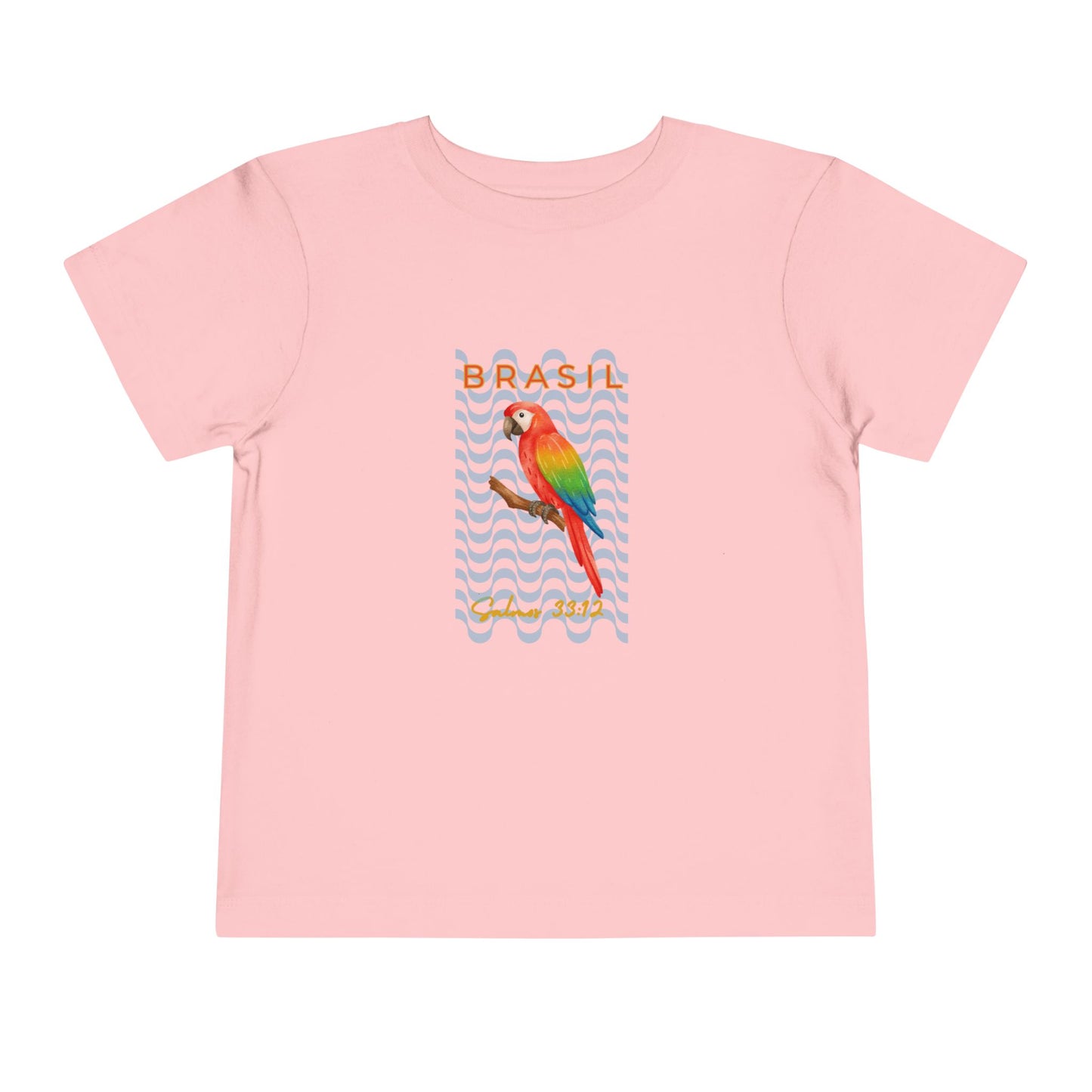 Brazil Parrot Toddler Tee | Tropical Bird Kids Shirt