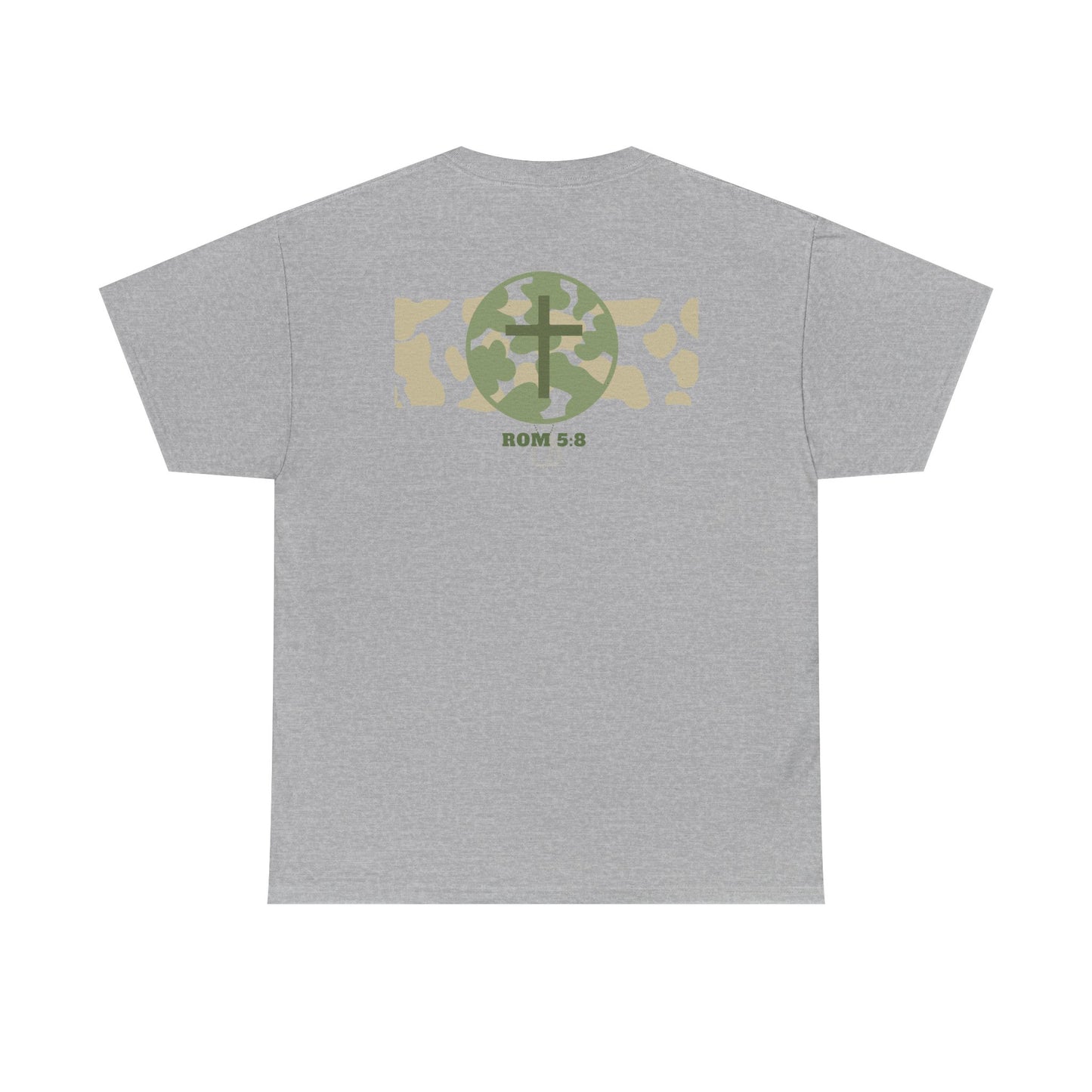 Christian Tee Camo Cross Emblem