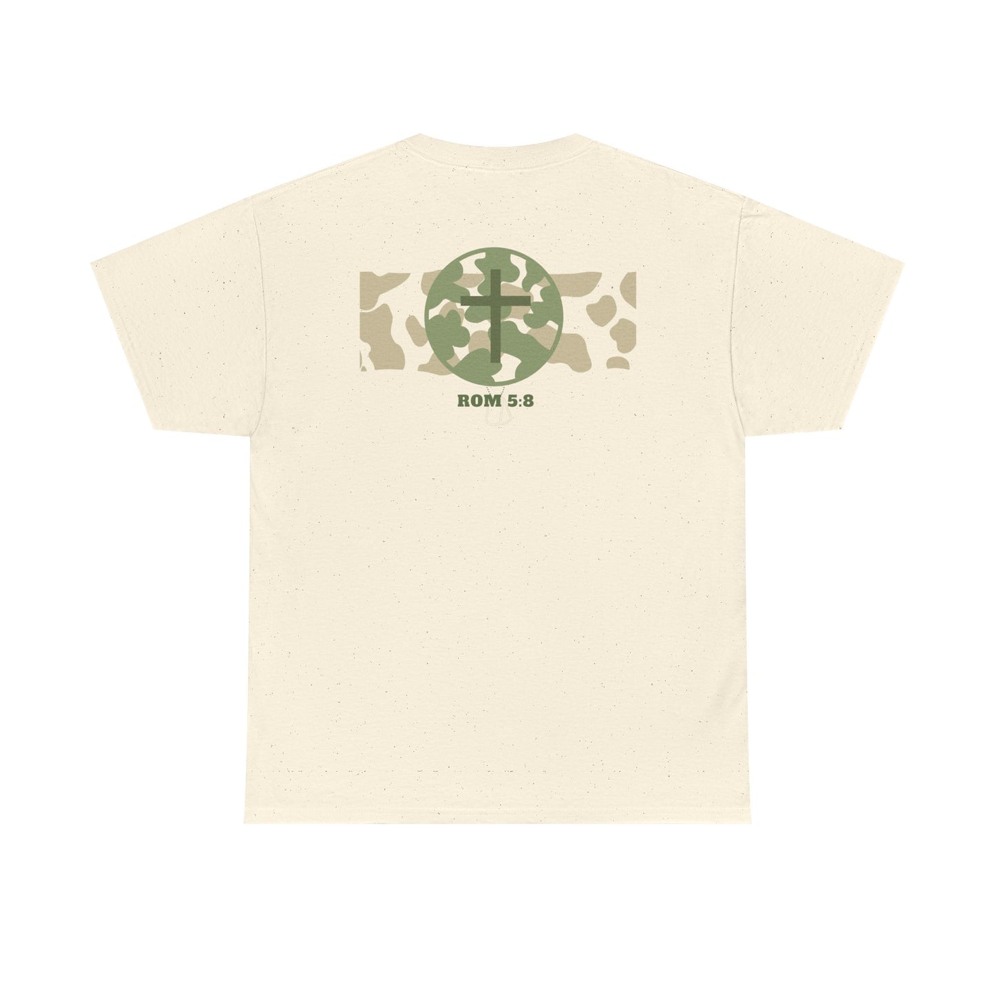 Christian Tee Camo Cross Emblem