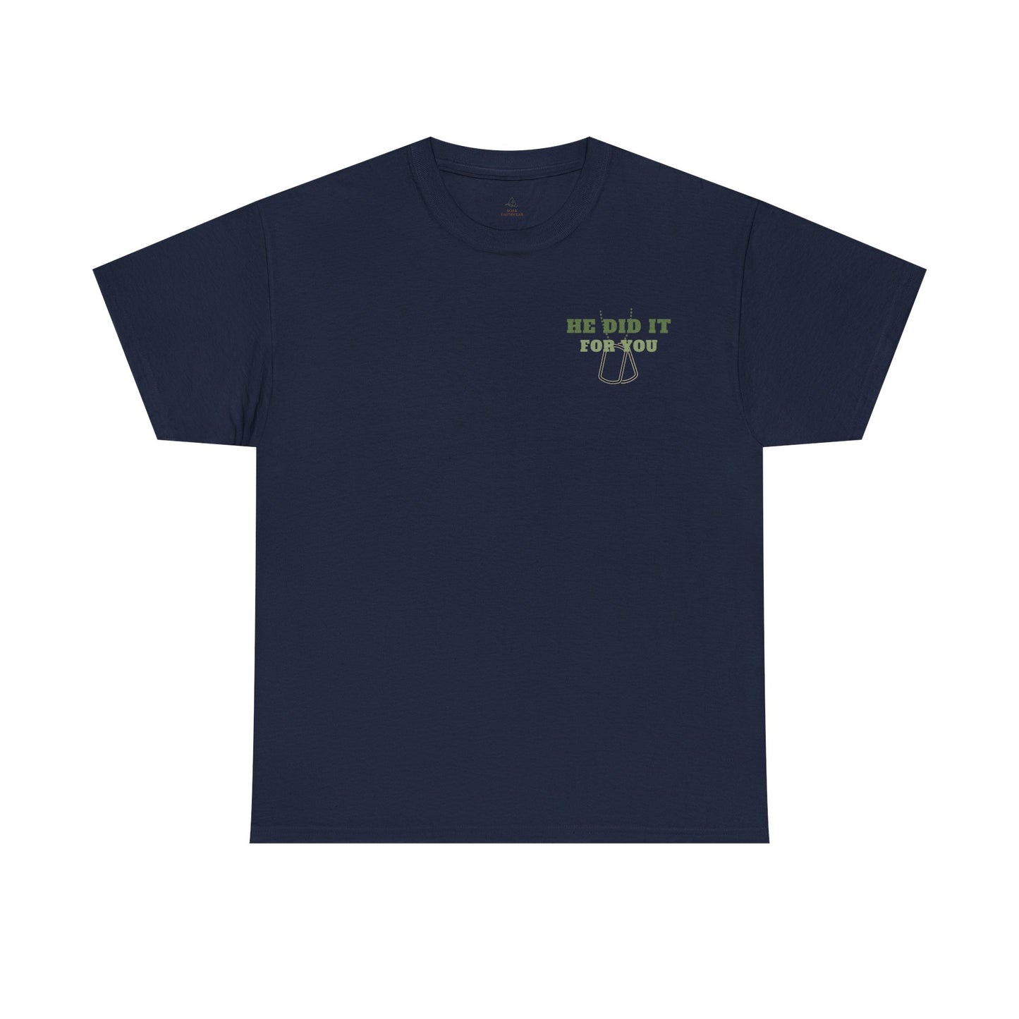 Christian Tee Camo Cross Emblem