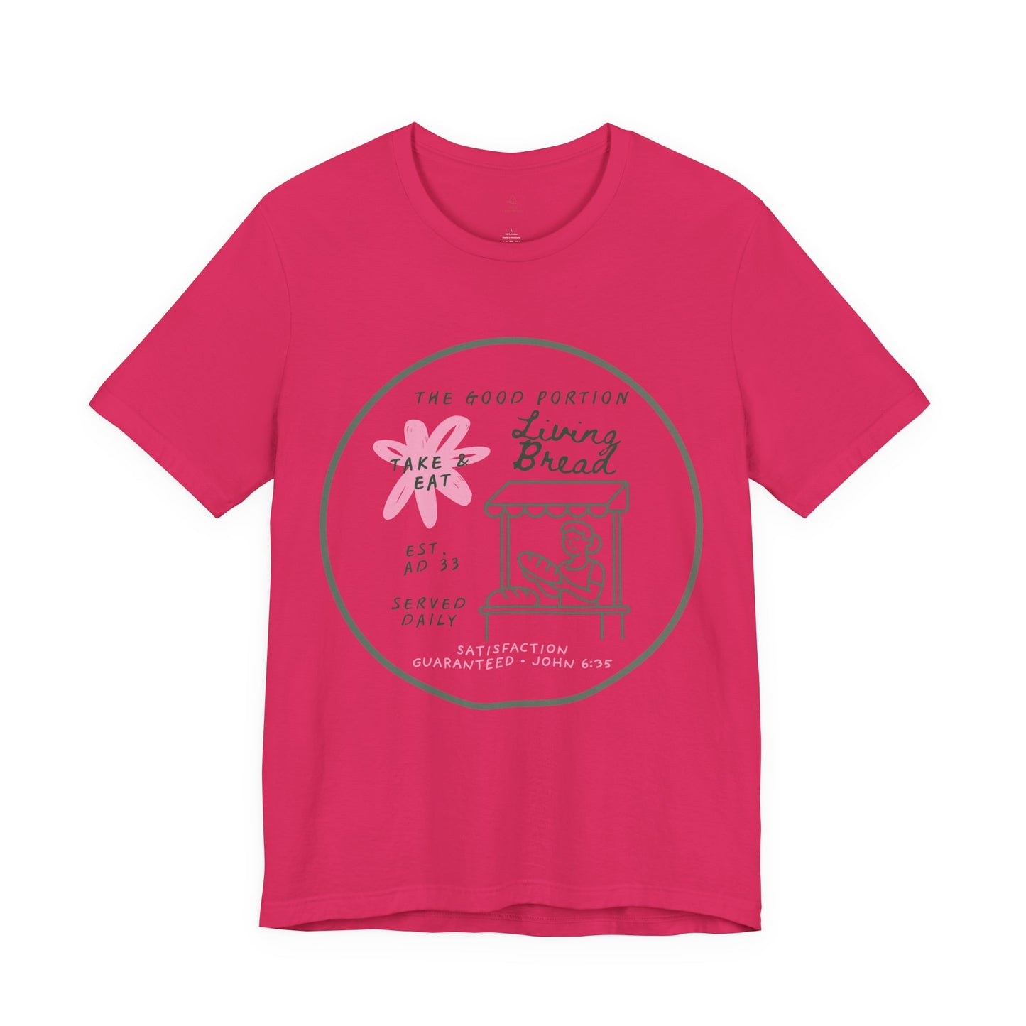 Christian Tee Living Bread adult