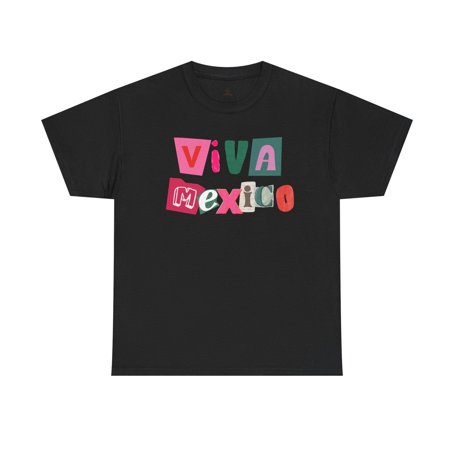 Viva Mexico block letters Tee | Mexican pride graphic T-Shirt