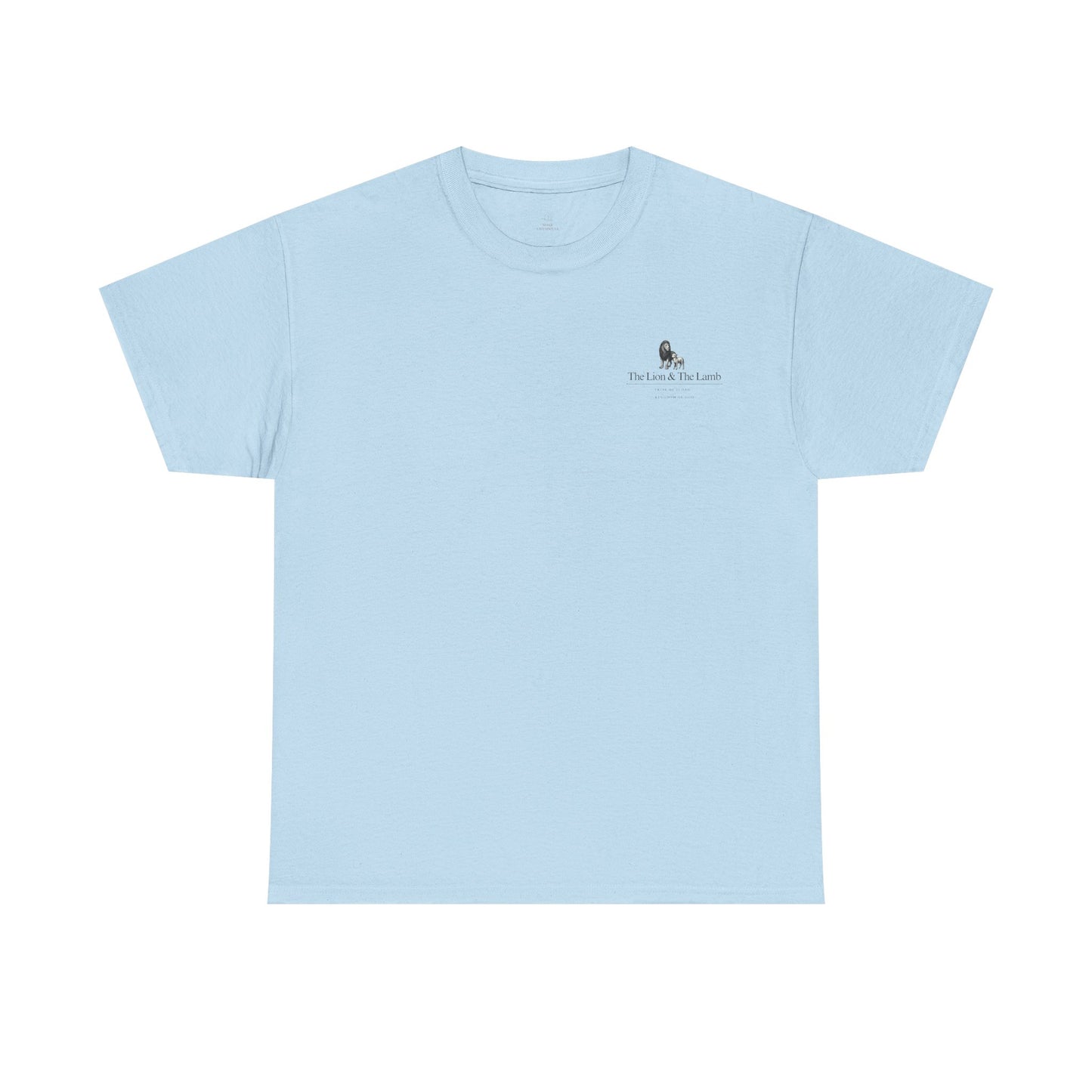 Lion and Lamb graphic man tee
