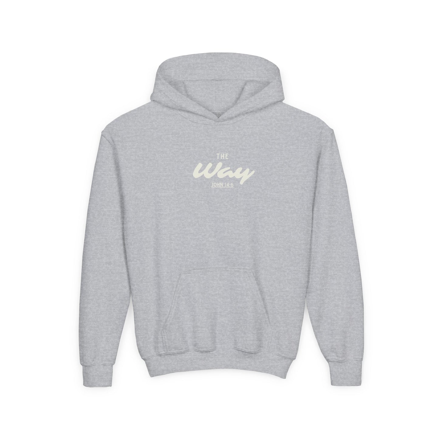 Seek Him First Man Christian Hoodie | John 14:6 Bible Verse Sweatshirt