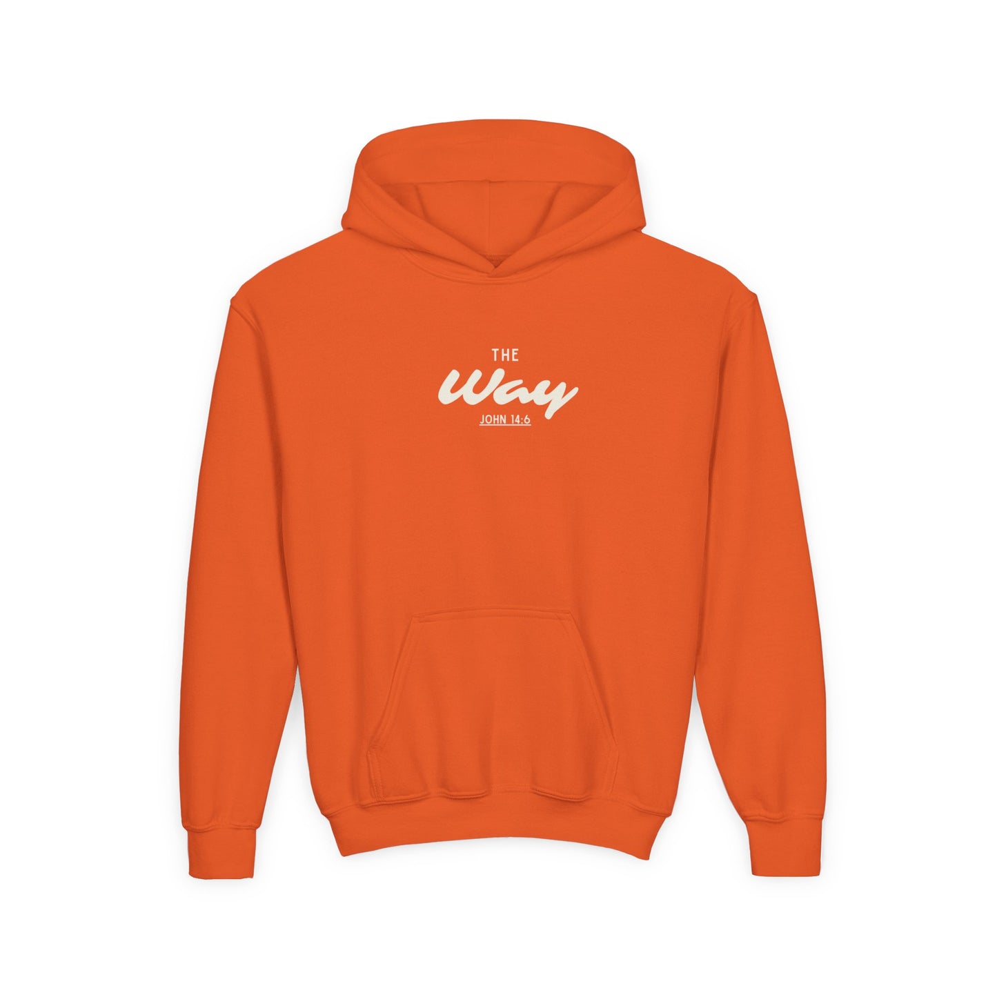 Seek Him First Man Christian Hoodie | John 14:6 Bible Verse Sweatshirt