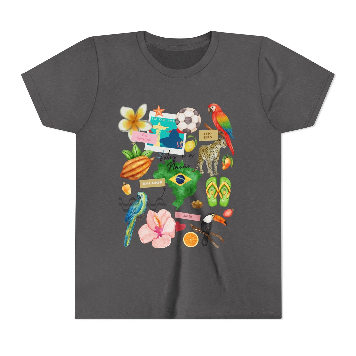 Brazil Collage Youth Tee
