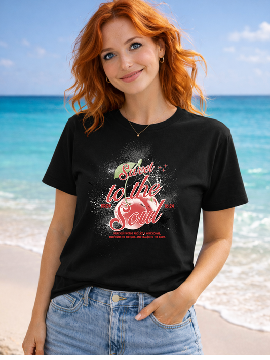 Sweet to the Soul Shirt  Proverbs 16:24  Christian Tee